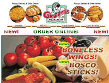 Tablet Screenshot of grandmaspizza.co